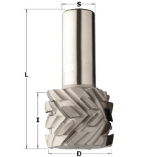 DTJ Фреза DIA D=50 I=23 L=80 S=25x55 LH Z=4+4 40 градусів.