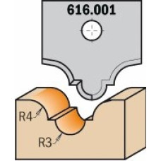 616.001 Ніж профільний 20x20x2 Профіль R3 + R4