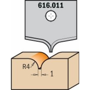 616.011 Ніж  профільний 20x20x2