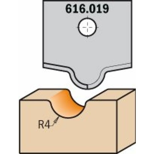 616.019 Ніж  профільний 20x20x2