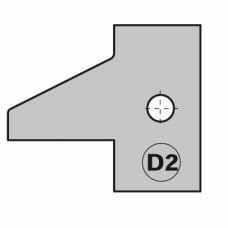 695.015.D2 Пара ножів тип D2 (25x29,8x2) для 694.015