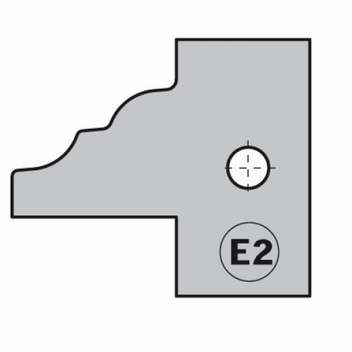 695.015.E2 Пара ножів тип E2 (25x29,8x2) для 694.015