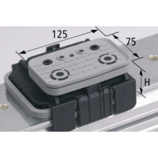 Вакуумний блок VCBL-K1 125x75 H=125 мм L (поздовжній)