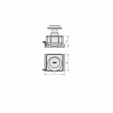 Затискач механічний 154x128 H=125 діапазон монтажу 10-100 VCBL-K1