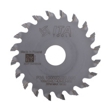 P36.Пила підрізна D=100 F= 22 Z= 20 K=3,1-4,3 P=2,2 CON-ALT5°