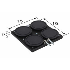 База Quad-Base-G 175x175x22 мм
