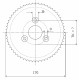 Ролик 170-30-35-3V Z chrom Профіль B, Прямий Weinig