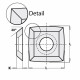 100791 Ніж HM 15,0x15,0x2,5mm MG18 d=6,2 <30 R=150