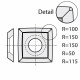 115204 Ніж HM - 15,0x15,0x2,5mm d=6,4 MG18 <30 R=115