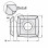 14224 Ніж HM 14,0x14,0x2,0mm HC35 d=6,4 <30 R=100