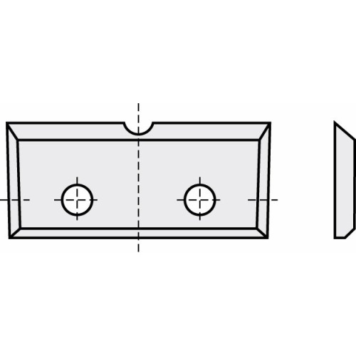 1673 Ніж HM 16,0x7,0x1,5mm MG06 a=7,0 <35