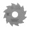 DSB.Підрізна пила D= 80 F= 20 Z= 12 K=3,0/4,0 P=2,2 H=4