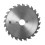 DSC.Підрізна пила D=125 F= 20 Z= 12+12 K=2,8-3,6 P=2,2 H=4