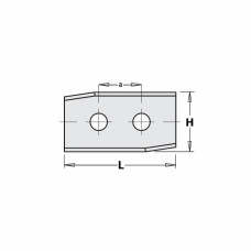30125 Ніж HM 30,0x12,0x1,5mm HC05 a=14,0 <35 LH