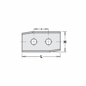 30125 Ніж HM 30,0x12,0x1,5mm HC05 a=14,0 <35 LH