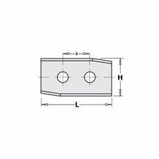 30126 Ніж HM 30,0x12,0x1,5mm HC05 a=14,0 <35 RH