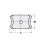 320215 Ніж HM 20,0x12,0x2,0mm HC05 d=4,0 R=1,5 <15