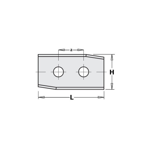 50126 Ніж HM 50,0x12,0x1,5mm HC05 a=26,0 <35 RH