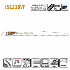 JS1210VF-5 Пила шабельна L = 300 I = 280 H = 22 K = 1,60 TS = 3,2-5