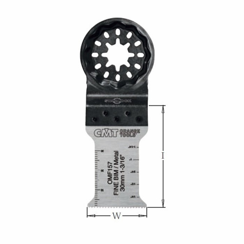 OMF157-X1 Пильне полотно осциляційне W=30 I=50 TS= 1,2 TPI=21 1 шт. STARLOCK