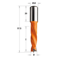 308.080.12 Свердло HW NP D=8 I=30 L=57,5 S=10x20 LH