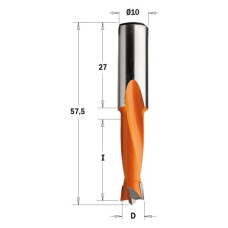 310.045.12 Свердло NP HW D=4,5 I=27 L=57,5 S=10x27 LH