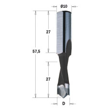 310.050.41 Свердло NP HW D=5 I=27 L=57,5 S=10x27 RH XTREME-HW