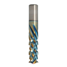 Фреза VHM Z2+6 D=16 I=50 L=100 S=16 RH позитив/негатив I1=7,5 покриття Platinum