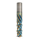 Фреза VHM Z2+6 D=16 I=50 L=100 S=16 RH позитив/негатив I1=7,5 покриття Platinum