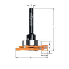 Фреза для площин D=47,6 I=7 H=9,5 S=6,35 Z3 під систему STRIPLOX™ Mini