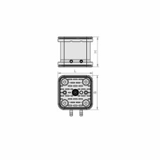 Вакуумний блок VCBL-G TV AS 120x120 H=100 з клапанним механізмом i підйомною системою