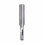 DTA. Фреза DIA Z1+1 D= 8 I= 21 L= 80 S=12x50 RH 2PCD+1HM H2,5 3 спіралі, корпус:HM