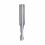 DTA. Фреза DIA Z1+1 D= 8 I= 21 L= 80 S=12x50 RH 2PCD+1HM H2,5 3 спіралі, корпус:HM