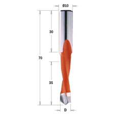 311.100.42 Свердло NP HW D=10 I=35 L=70 S=10x30 LH XTREME-HW