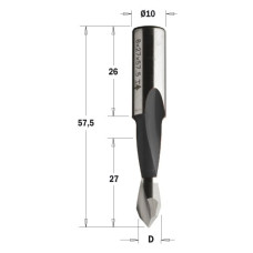 313.080.41 Свердло P HW D=8 I=27 L=57,5 S=10x26 RH XTREME-HW