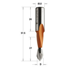 313.080.42 Свердло P HW D=8 I=27 L=57,5 S=10x26 LH XTREME-HW