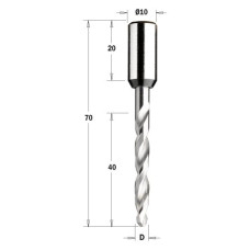 314.040.22 Свердло P HWM D=4 I=35 L=70 S=10x26 LH XTREME-HWM