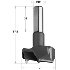 317.220.11 Свердло циліндричне HW D=22 L=57,5 S=10x26 RH