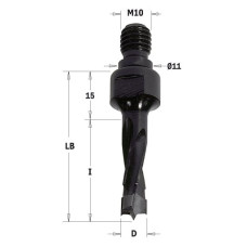 338.050.11 Свердло HW NP гвинт. хвост.  D=5 I=30 LB=45 S=M10/11x4 RH