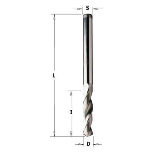 363.020.11 Свердло HWM D=S=2 I=25 L=50 RH