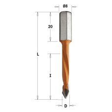 367.050.12 Свердло P HW D=5 I=30 L=56 S=8x20 LH