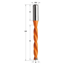 372.100.12 Свердло NP HW D=10 I=65 L=105 S=10x30 LH
