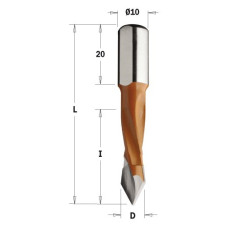 374.080.12 Свердло P HW D=8 I=30 L=57,5 S=10x20 LH