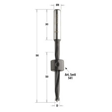 540.050.11 Свердло NP HS RH D=5 L=90 S=8x30