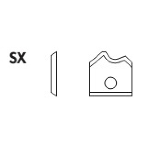 K21. Ніж L=16 W=17 T=2 R=3 LH