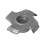 DGB.Фреза PCD D=76/70 I=R2,0/23 F=HSK25R Z=4 H3,0 LH / IS HOMAG FF/IMA