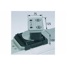 Вакуумний блок VCBL-K2 125x75 H=100 mm OBR обертається на 360 град.