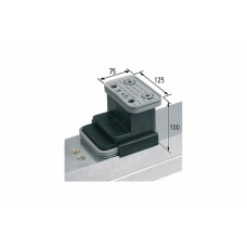 Вакуумний блок VCBL-K2 125x75 H=100 mm Q (попереч.)