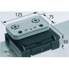 Вакуумний блок VCBL-K2 125x75 H=50 mm L (повздовж.)