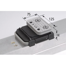 Вакуумний блок VCBL-K2 125x75 H=50 mm Q (попереч.)